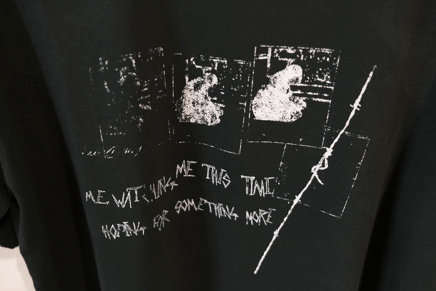 tshirt print closeup
